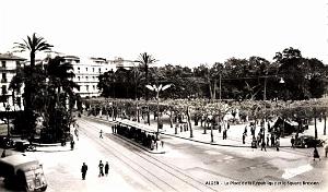 ALGER - PLACE DE LA REPUBLIQUE ET SQUARE BRESSON